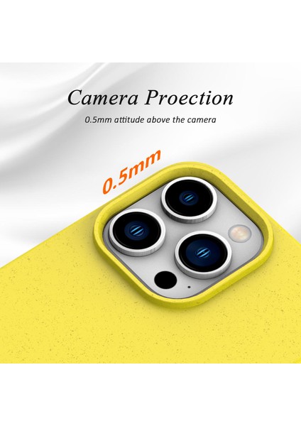 iPhone 16 Pro Buğday Samanı Tpu Telefon Kapağı (Yurt Dışından)