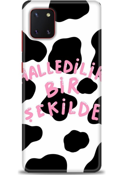 Samsung Galaxy A81 / Note 10 Lite Hd Baskılı Kılıf + Mat Nano Ekran Koruyucu C (8)