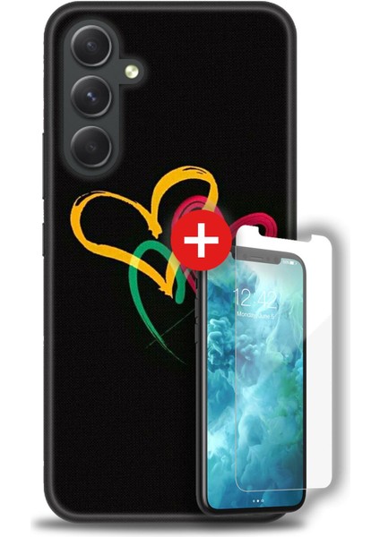 Samsung Galaxy A54 Hd Baskılı Kılıf + Mat Nano Ekran Koruyucu G (38)