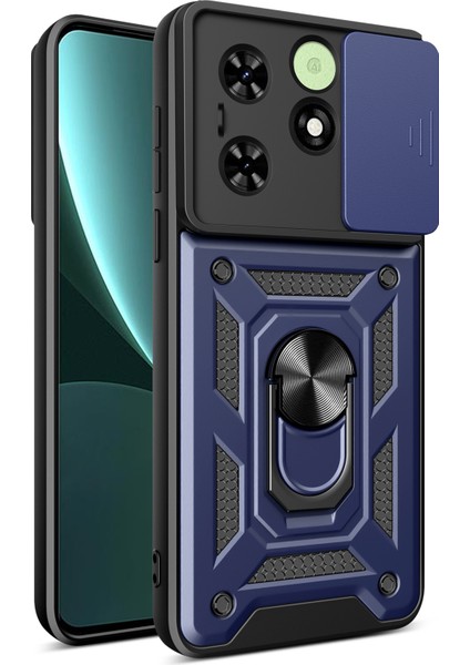 Tecno Spark Go 2024 4g / Spark 20 Slayt Lens Koruması Pc+Tpu Telefon Kapağı (Yurt Dışından)