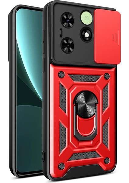 Tecno Spark Go 2024 4g / Spark 20 Slayt Lens Koruması Pc+Tpu Telefon Kapağı (Yurt Dışından)