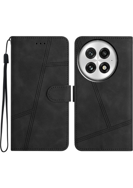 Oneplus 13 Flip Deri Retro Telefon Kapağı (Yurt Dışından)