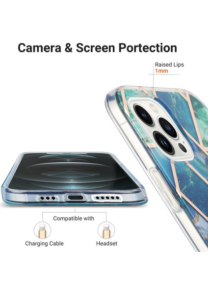 iPhone 16 Pro Max Tpu Elektroliz Kaplama Telefon Arka Kapağı (Yurt Dışından)