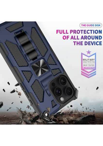 iPhone 16 Pro Max Kickstand Düşmeye Pc + Tpu Arka Kapak (Yurt Dışından) fırsatları