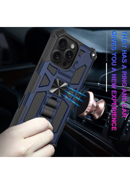 iPhone 16 Pro Max Kickstand Düşmeye Pc + Tpu Arka Kapak (Yurt Dışından) indirimleri