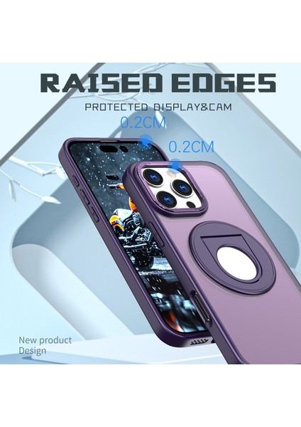 iPhone 16 Pro Tpu+Pc Kickstand Telefon Kılıfı Magsafe ile Uyumlu (Yurt Dışından) indirimleri