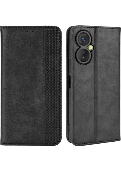 Tecno Spark 9 Pro 4g / Spark 9t 4g Retro Doku Pu Deri Kapak (Yurt Dışından)