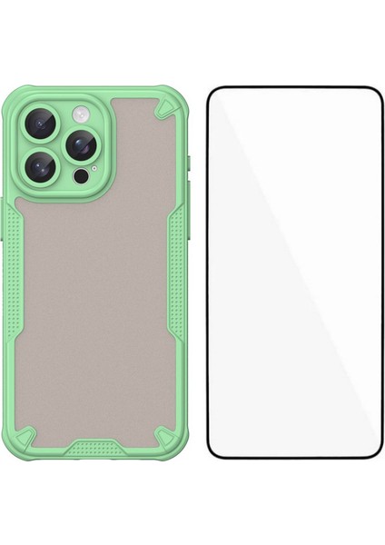 iPhone 15 Pro Max Ekran Filmli Anti Drop Tpu Telefon Arka Kapağı (Yurt Dışından)