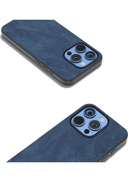 iPhone 16 Pro Max Pu Deri Pc Tpu Telefon Kapağı (Yurt Dışından)