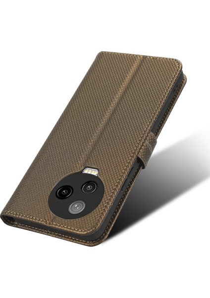 Infinix Note 12 Pro 4g X676B Tamamen Sarılmış Doku Pu Deri Deri Stand Manyetik Toka Kılıf Cüzdan Telefon Kapağı (Yurt Dışından)