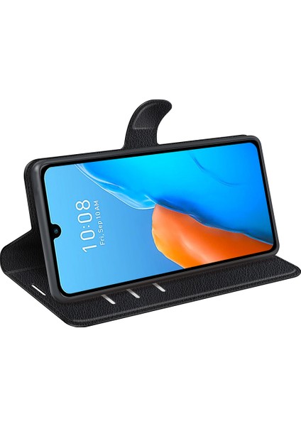 Infinix Note 12 Pro 4g Önleme Önleme Pu Deri Deri Cüzdan Kabuk Flip Stand Litchi Doku Telefon Kılıfı Kapak (Yurt Dışından)