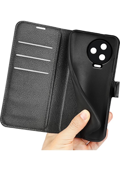 Infinix Note 12 Pro 4g Önleme Önleme Pu Deri Deri Cüzdan Kabuk Flip Stand Litchi Doku Telefon Kılıfı Kapak (Yurt Dışından)
