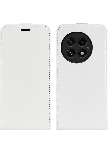 Oneplus 13 Kart Yuvalı Dikey Çevirme Deri Telefon Kapağı (Yurt Dışından)