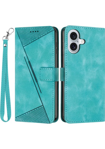 iPhone 16 Pu Deri+Tpu Telefon Kılıfı Telefon Kılıfı (Yurt Dışından)