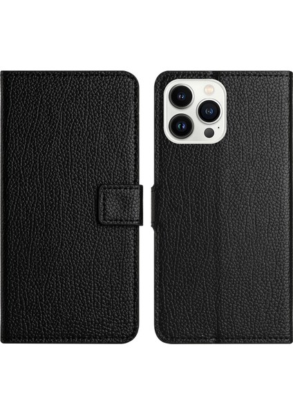 iPhone 16 Pro Max Pu Deri Cüzdan Telefon Kılıfı (Yurt Dışından)