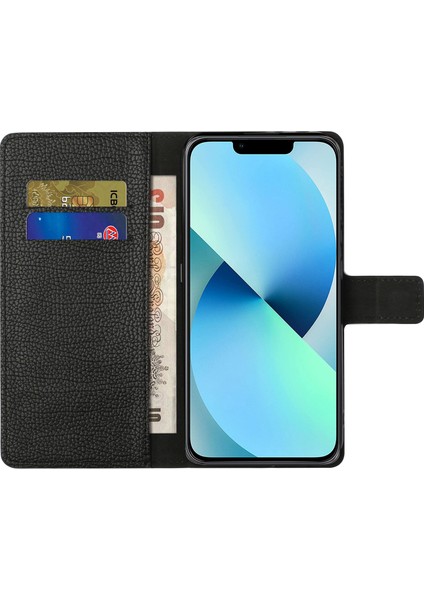 iPhone 16 Pro Max Pu Deri Cüzdan Telefon Kılıfı (Yurt Dışından)
