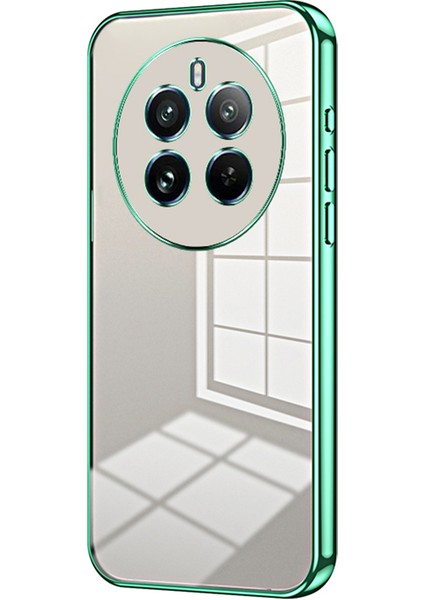 Realme 12 Pro/12 Pro Plus 5g Tpu Anti-Düşme Kapak Galvanik Cep Telefonu Kılıfı (Yurt Dışından)