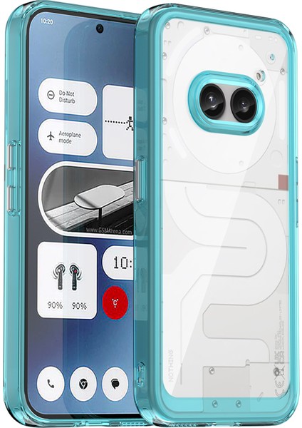 Nothing Phone (2A) Plus / Phone (2A) Düşmeye Dayanıklı Tpu Çerçeve Şeffaf Akrilik Koruyucu Kabuk (Yurt Dışından)