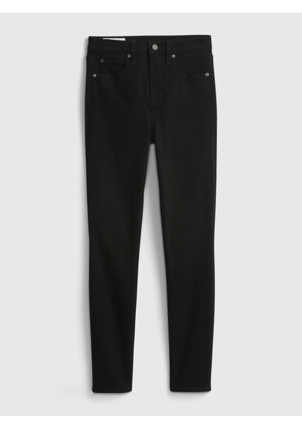 Kadın Siyah High Rise True Skinny Washwell™ Jean Pantolon
