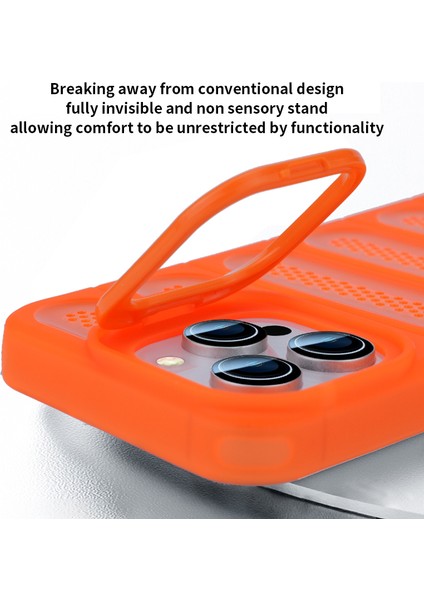 iPhone 16 Pro Max Kickstand Hava Yastıkları Anti-Drop Tpu+Pc Telefon Kapağı (Yurt Dışından)