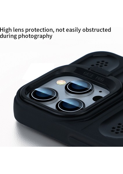 iPhone 16 Pro Max Kickstand Hava Yastıkları Anti-Drop Tpu+Pc Telefon Kapağı (Yurt Dışından)