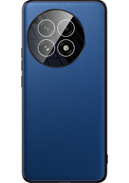 Oneplus 13 Kamera Lens Koruyuculu Deri Arka Telefon Kapağı (Yurt Dışından)