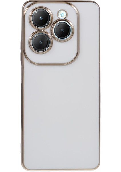 Infinix Hot 40 / Hot 40 Pro / Tecno Spark 20 Pro 6d Galvanik Koruyucu Tpu Telefon Kapağı (Yurt Dışından)