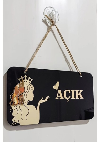 Açık/ Kapalı Kapı Tabelası - Kuaförler ve Güzellik Merkezleri Için fırsatları