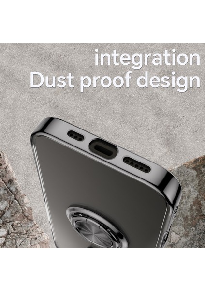 iPhone 16 Pro Elektro Kaplama Kickstand Tpu Telefon Kapağı (Yurt Dışından)