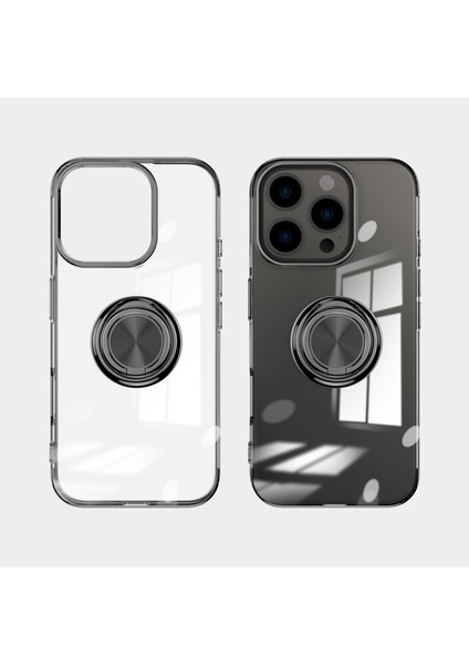 iPhone 16 Pro Elektro Kaplama Kickstand Tpu Telefon Kapağı (Yurt Dışından)
