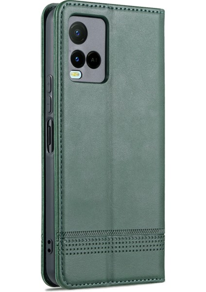 Vivo Y21/Y33S Tasarımı Manyetik Otomatik Kapanış Pu Deri Telefon Kılıfı (Yurt Dışından) modelleri