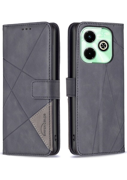 Infinix Hot 40 / Hot 40 Pro Deri Kılıf Cüzdan Kapak (Yurt Dışından)