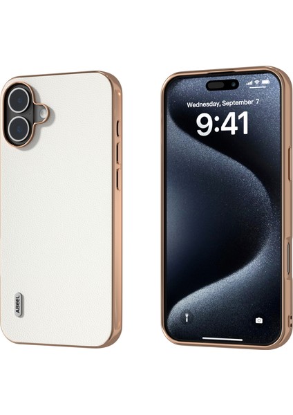 iPhone 16 Elektro Kaplama Hakiki Inek Deri Pc Telefon Kapağı (Yurt Dışından)