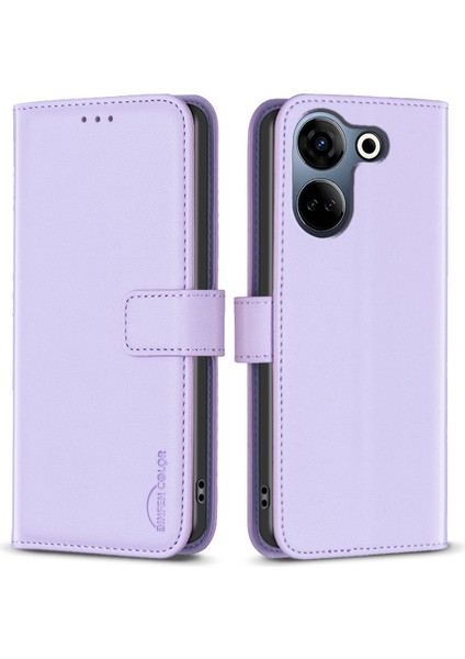 Tecno Camon 20 4g / 20 Pro 4g Flip Stand Deri Cüzdan Kılıfı (Yurt Dışından)