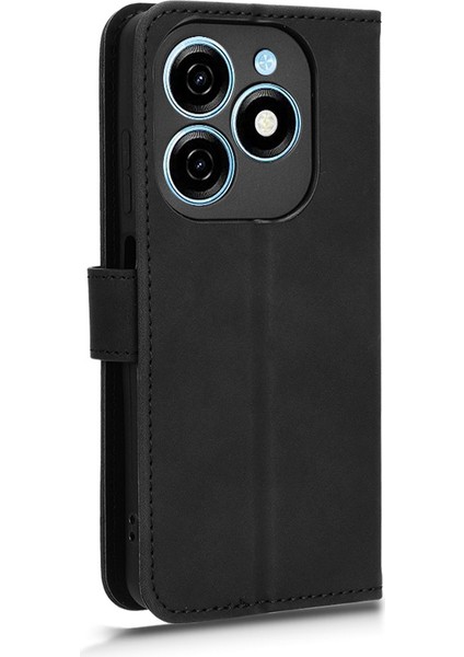 Tecno Spark 20 Pu Deri Kapak Çevirin Damla Koruması Cilt Dokunuşlu Cüzdan Telefon Kılıfı (Yurt Dışından)