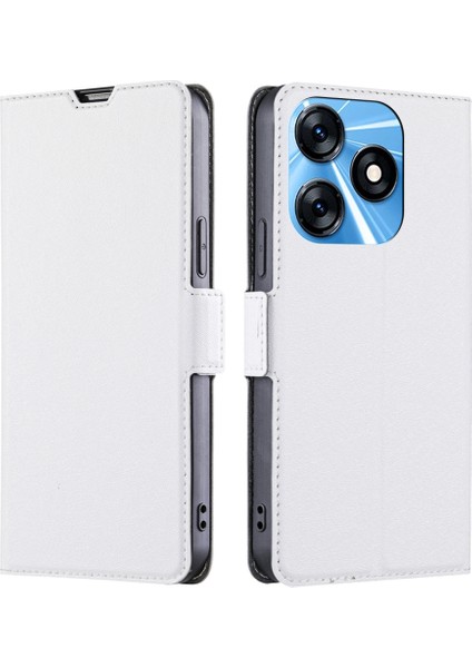 Tecno Spark 10 4g Kart Yuvası Pu Deri Telefon Kılıfı (Yurt Dışından)