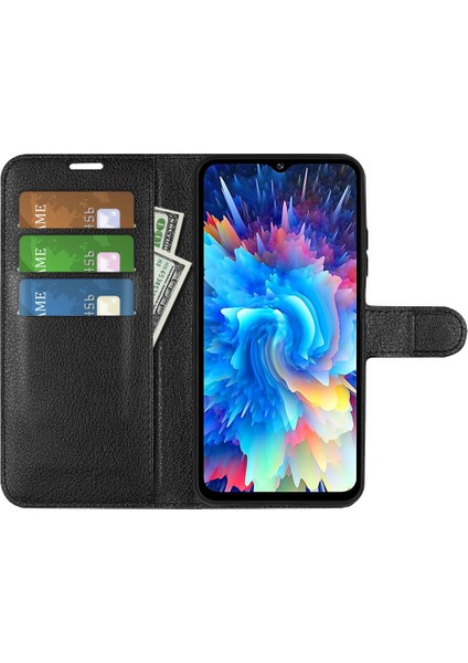 Infinix Hot 20 5g Çizilmez Telefon Kabuk Litchi Doku Pu Deri Cüzdan Anti-Damla Çevirmeli Halkalı Telefon Kılıfı Kılıfı (Yurt Dışından) modelleri