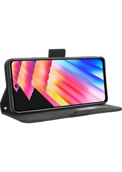Infinix Hot 30 X6831 Pu Deri Stand Telefon Kapağı Flip Cüzdan Kılıfı (Yurt Dışından)