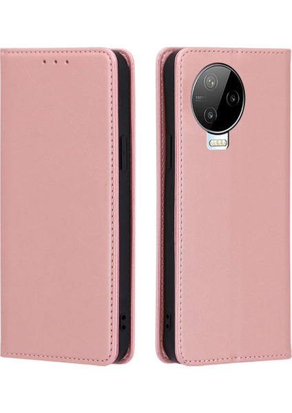 Infinix Note 12 Pro 4g / Note 12 (2023) 4g Pu Deri Cüzdan Stand Kabuk Buzağı Dokusu Manyetik Kapanış Telefon Kılıfı (Yurt Dışından)