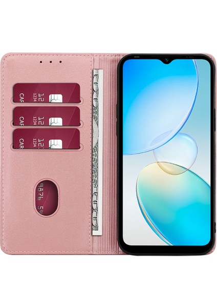 Infinix Note 12 Pro 4g / Note 12 (2023) 4g Pu Deri Cüzdan Stand Kabuk Buzağı Dokusu Manyetik Kapanış Telefon Kılıfı (Yurt Dışından)