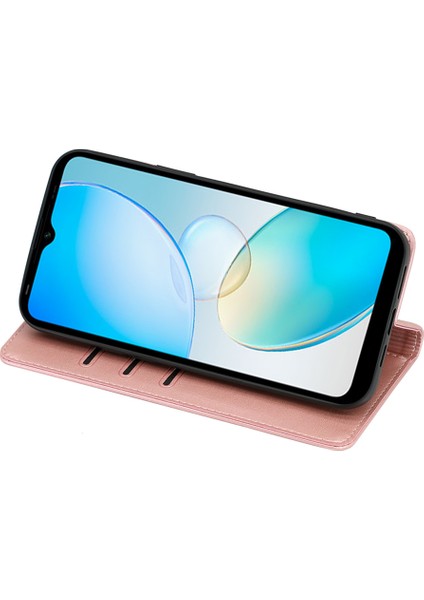 Infinix Note 12 Pro 4g / Note 12 (2023) 4g Pu Deri Cüzdan Stand Kabuk Buzağı Dokusu Manyetik Kapanış Telefon Kılıfı (Yurt Dışından)