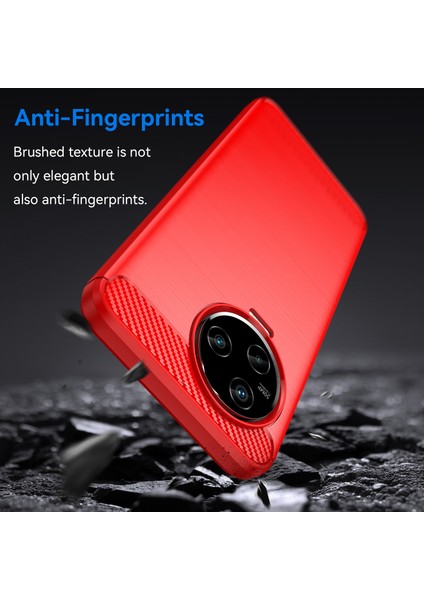 Infinix Note 12 Pro 4g Karbon Fiber Doku Telefon Kılıfı Şok-Emme Tpu Fırçalanmış Yüzey Koruyucu Kapak (Yurt Dışından)