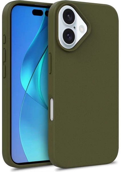iPhone 16 Buğday Samanı Tpu Telefon Kapağı Çevre Dostu Sıfır Atık (Yurt Dışından)