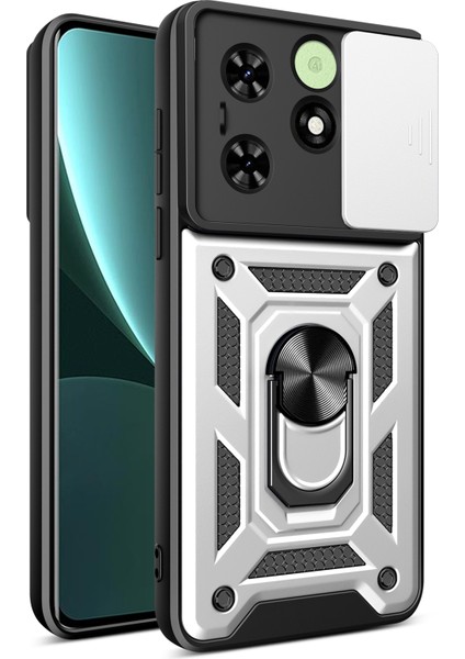 Tecno Spark Go 2024 4g / Spark 20 Slayt Lens Koruması Pc+Tpu Telefon Kapağı (Yurt Dışından)