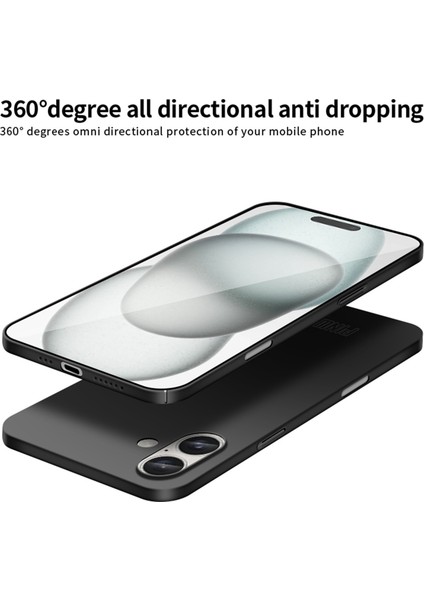 iPhone 16 Plus Sert Pc Mat Telefon Kılıfı (Yurt Dışından)