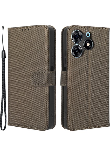 Tecno Spark 10 Pro Deri Folyo Kapak Çevirin Koruyucu Telefon Kılıfı Cüzdan Kılıf (Yurt Dışından)