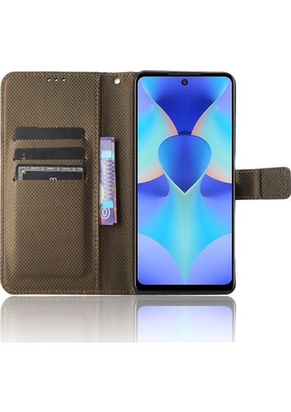 Tecno Spark 10 Pro Deri Folyo Kapak Çevirin Koruyucu Telefon Kılıfı Cüzdan Kılıf (Yurt Dışından)