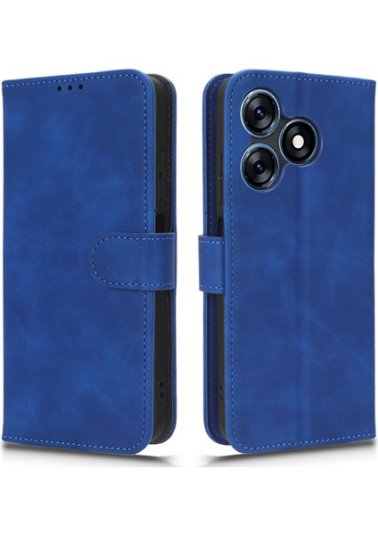 Tecno Spark 10 4g Deri Cüzdan Telefon Kılıfı Flip Standı Cilt Dokunuşlu Darbeye Dayanıklı Kapak (Yurt Dışından)