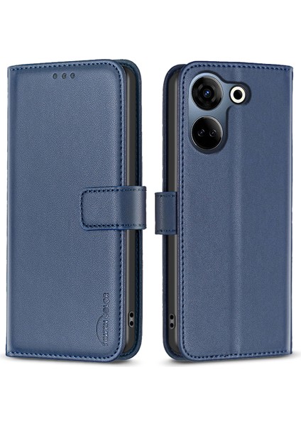 Tecno Camon 20 4g / 20 Pro 4g Flip Stand Deri Cüzdan Kılıfı (Yurt Dışından)