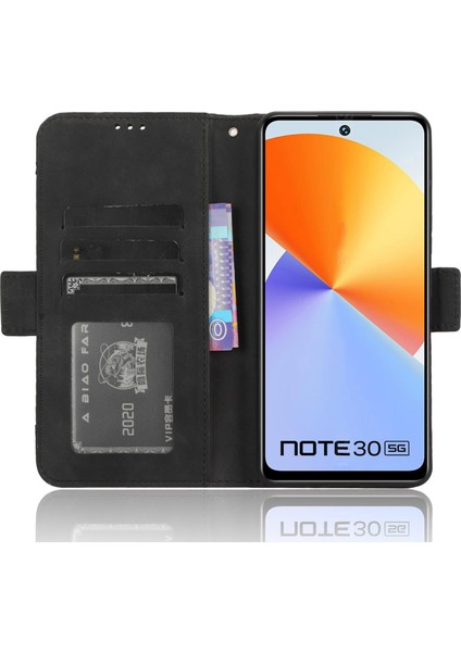Infinix Note 30 5g X6711 Flip Stand Telefon Kılıfı Pu Deri Cüzdan Kapağı (Yurt Dışından)